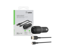 Belkin BoostCharge USB-C Car Charger with PPS 30W + USB-C to USB-C Cable