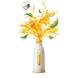 Pawa Fusion, 400ml Capacity, Ice Crusher, USB Type C Charger, Double Lid Electric Rechargeable Portable Blender