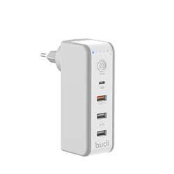 Budi 45W USB-C & USB-A 6-Port Wall Charger