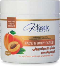 Klassic Beauty – Face and Body Scrub (Apricot) – 500 ML