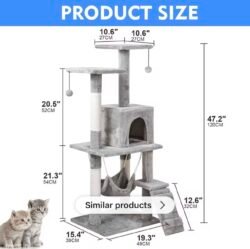 Big Cat Scratch Tree Castle House