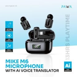 Pawa Mike M6 Microphone With Ai Voice Translator